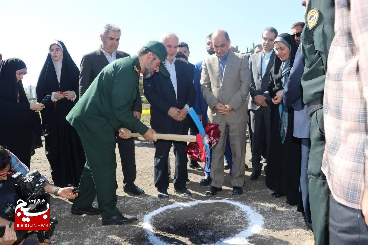 آئین آغاز عملیات اجرایی اولین مجتمع آموزشی الگوی صالح گیلان با حضور وزیر راه و رئیس مدارس الگوی صالح کشور