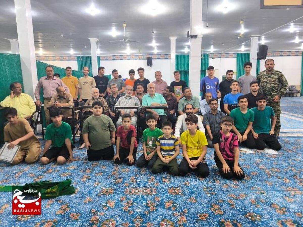 برگزاری مسابقات ورزشی توسط پایگاه مقاومت بسیج شهید عالی زنده بودی تنگستان