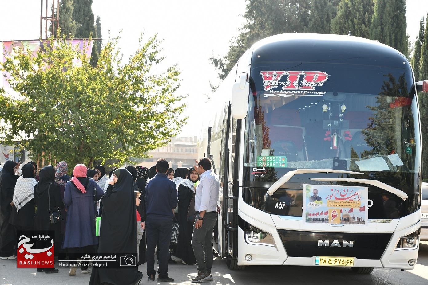 اعزام اولین کاروان دانش‌آموزان دختر کهگیلویه و بویراحمد به سرزمین نور