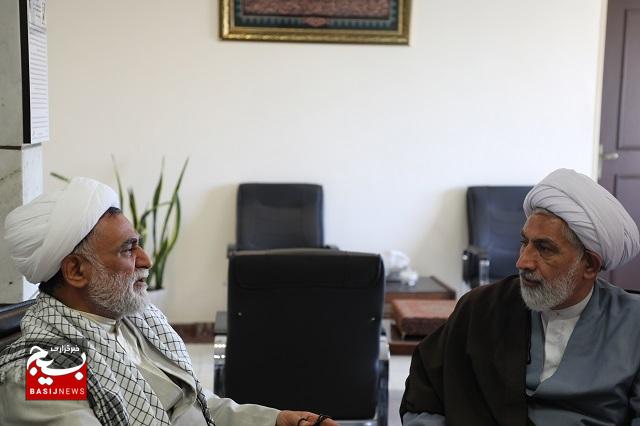 جلسه تخصصی مسئول نمایندگی ولی فقیه با مسئول تایید محتوای کل سپاه