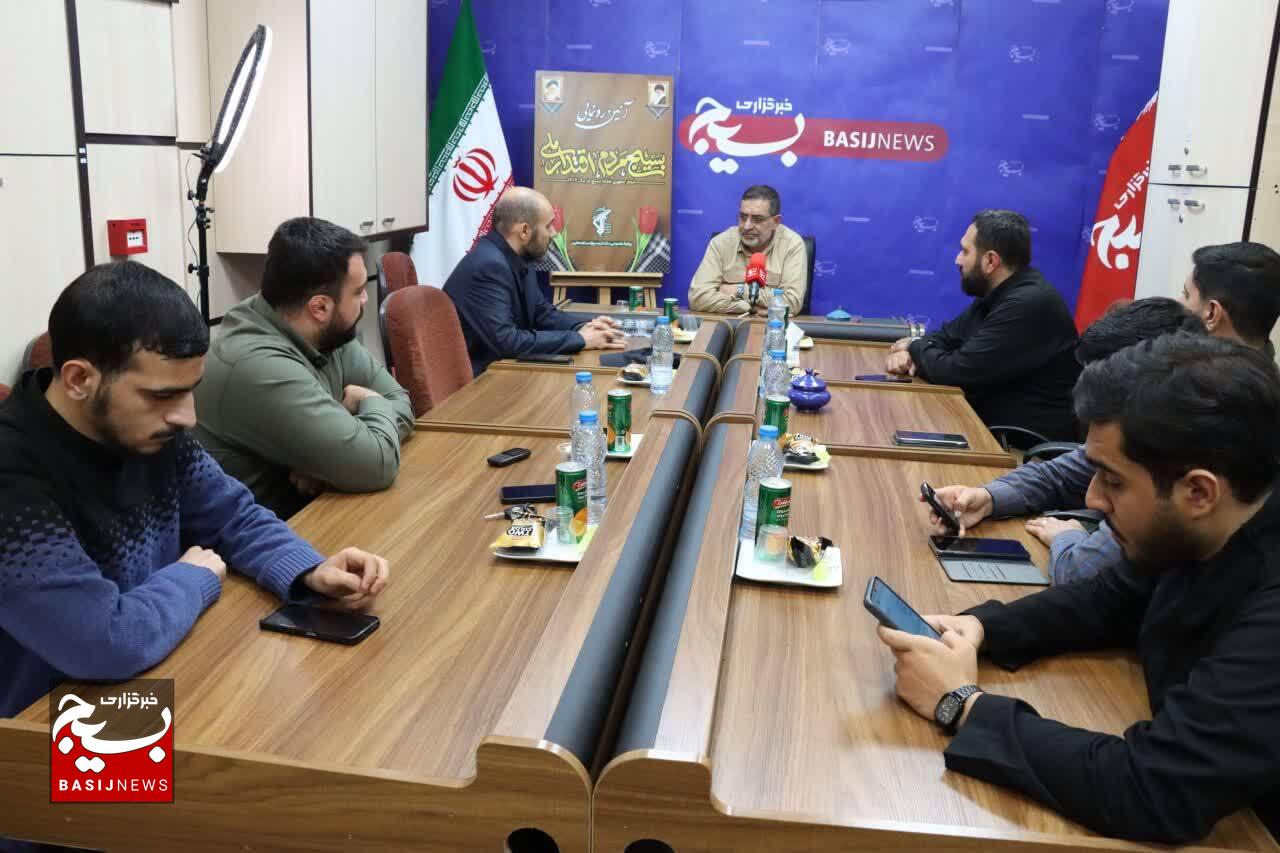 حضور سخنگوی سپاه در خبرگزاری بسیج