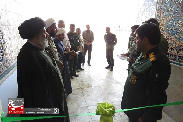 نمازخانه فاطمه زهرا (س) سپاه کنگان به بهره‌برداری رسید