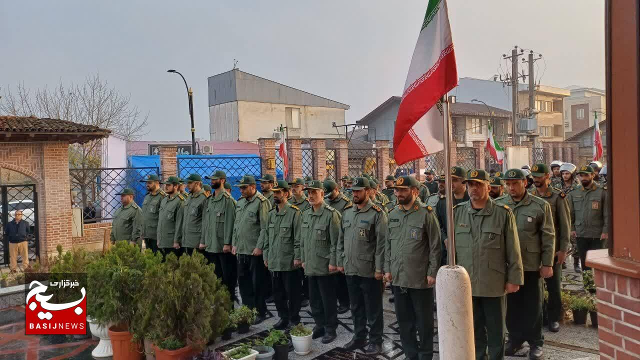 ادای احترام  به مقام روحانی شهید میرزاکوچک خان جنگی در رشت
