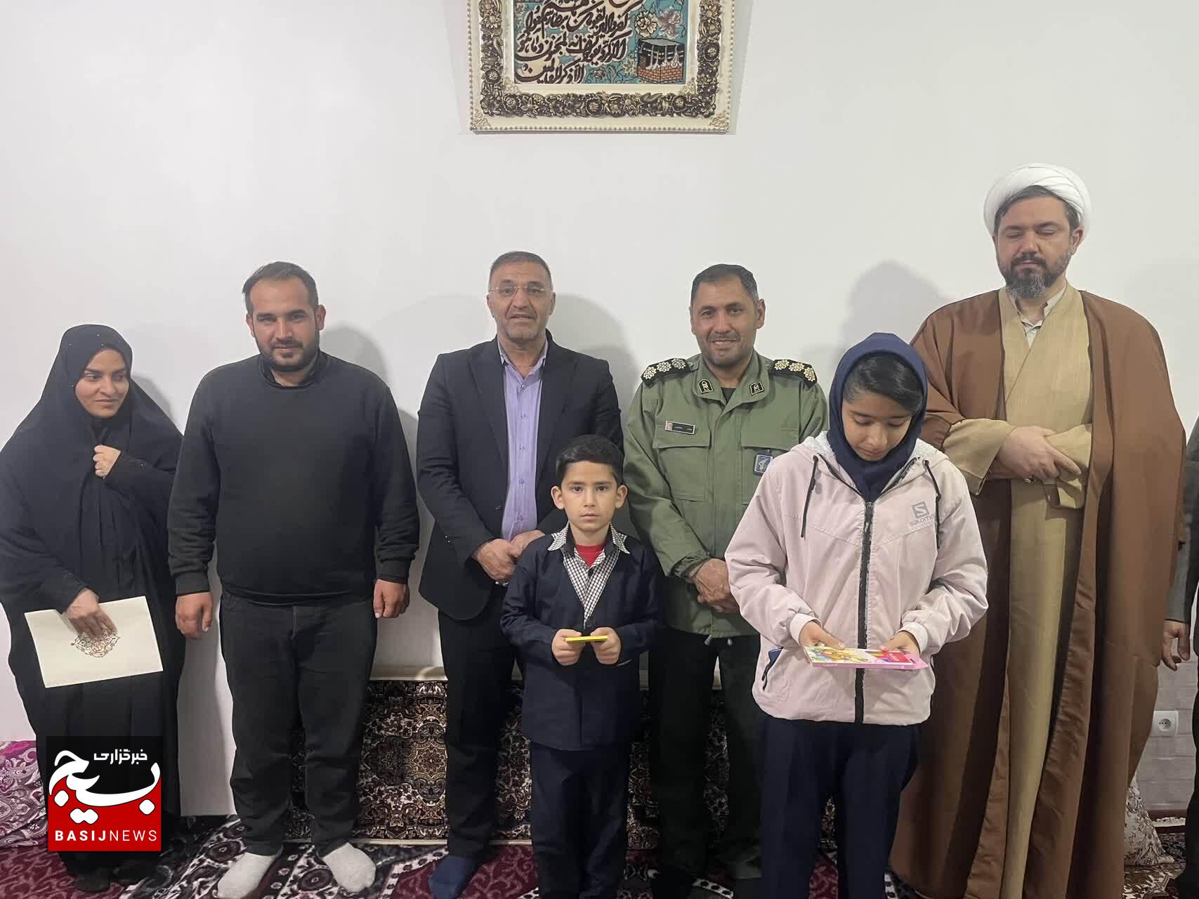 دیدار از خانواده شهدای دانش آموز جنگ ۱۲روزه