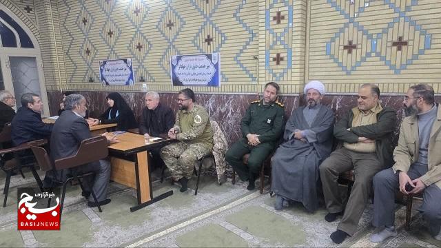 میز خدمت حقوق یاران جهادگر با حضور وکلای دادگستری و مسئول سازمان بسیج حقوق‌دانان تهران بزرگ برگزار شد.
