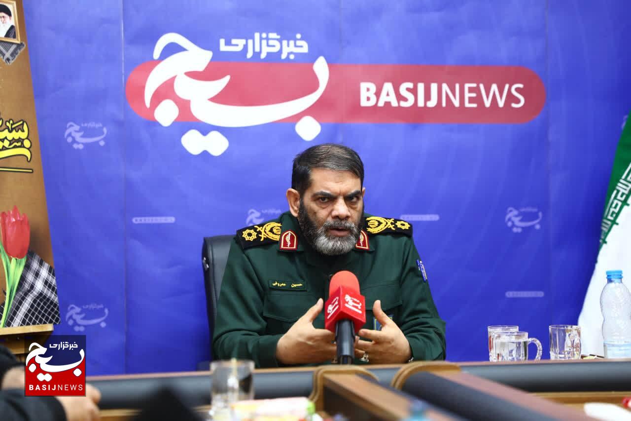 حضور سردار معروفی در خبرگزاری بسیج و تقدیر از دست‌اندرکاران این مجموعه به سبب موفقیت در سومین رویداد جایزه ملی جوانی جمعیت