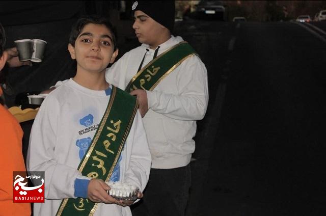 برپایی ایستگاه صلواتی توسط پایگاه مهدیه