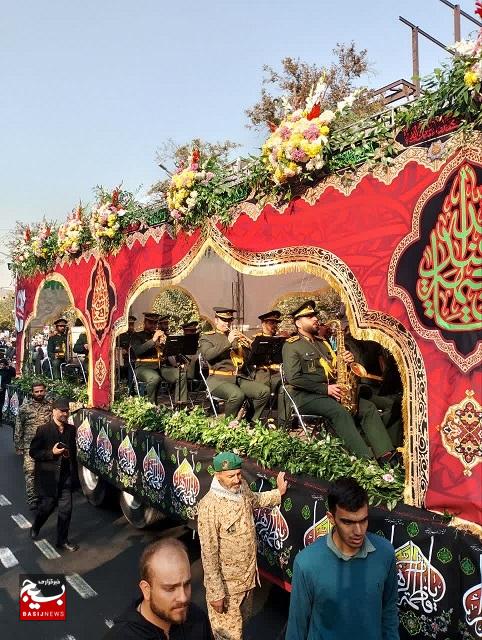 مراسم بدرقه پیکر ۱۰۰ شهید گمنام دفاع مقدس