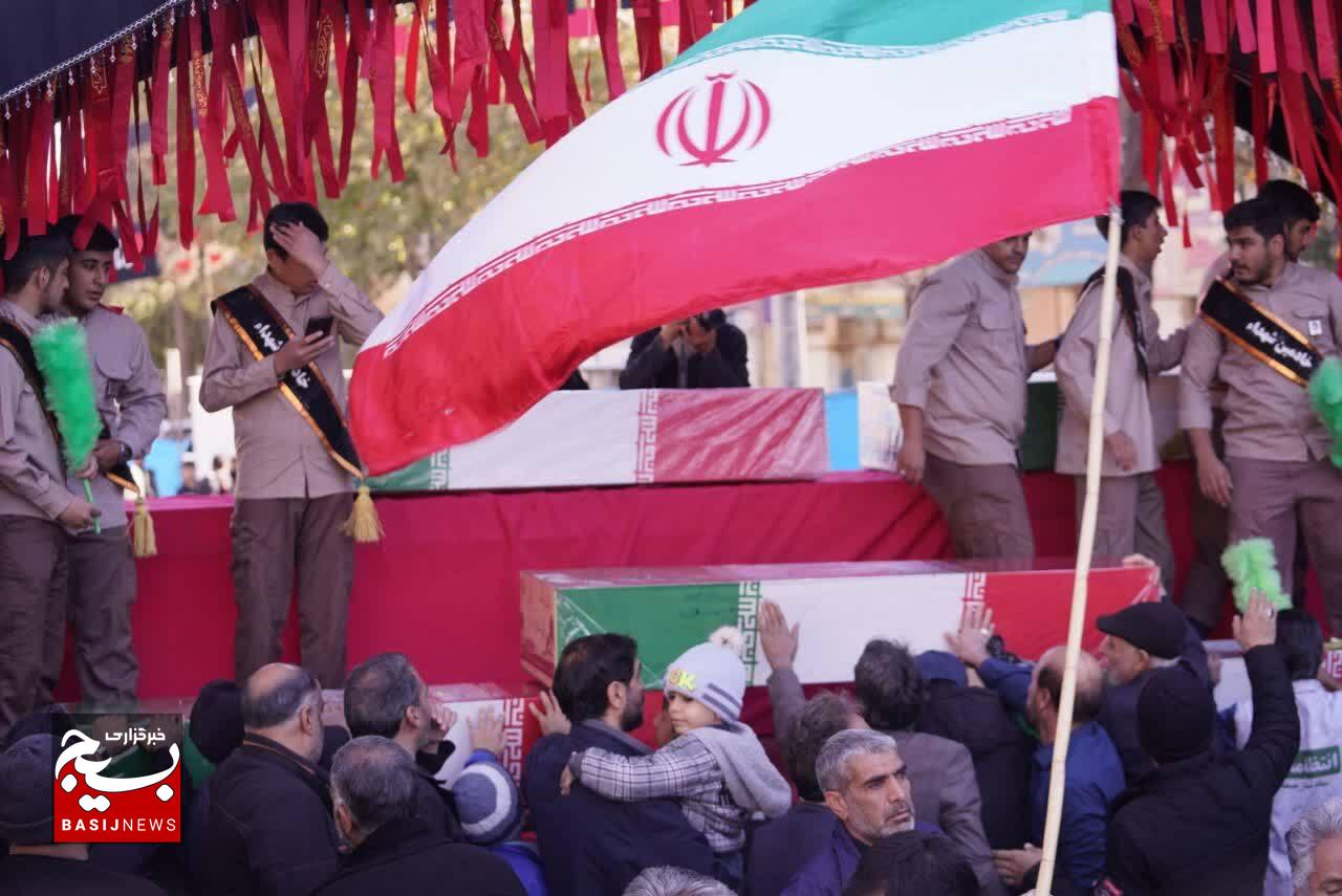 وقتی دل‌های مردم دیار خاج قاسم با شهدای گمنام یکی شد