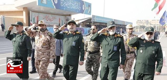 حضور گردان نمونه ناحیه حمزه سیدالشهدا در رزمایش اقتدار بسیج پایتخت