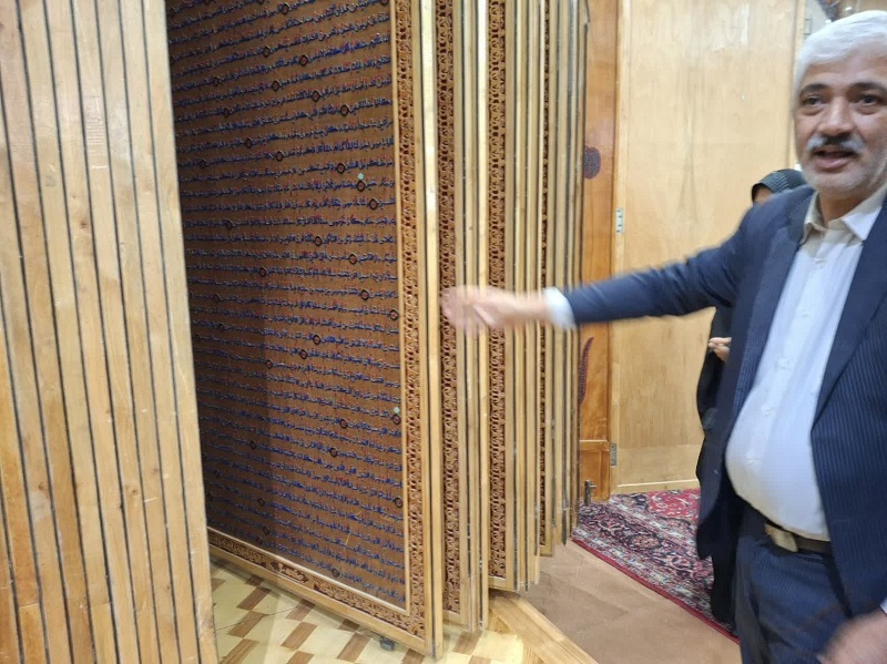 بازدید ازبزرگترین قرآن طلقی جهان در موسسه اهل بیت(علیهم السلام)