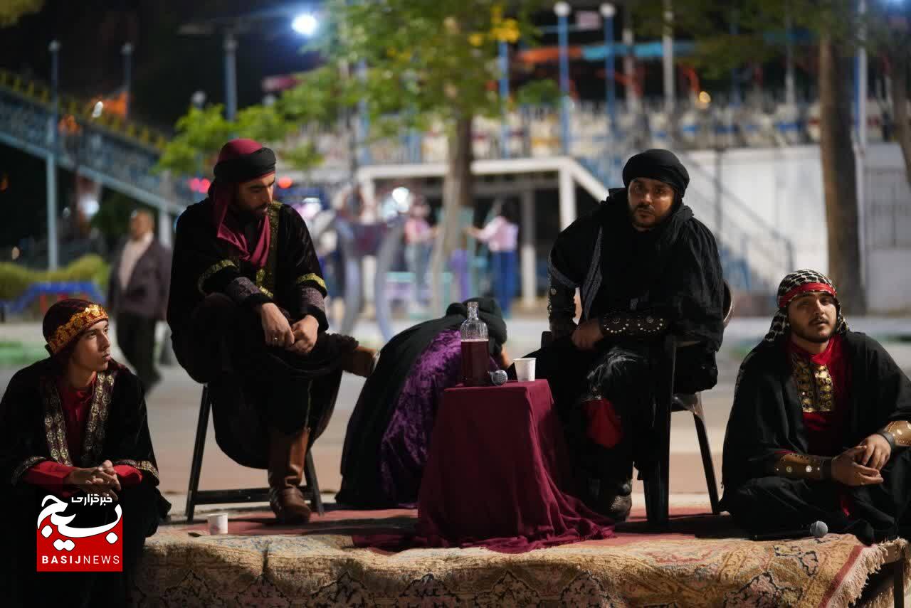 پرچم ایران بر فراز تعزیه اباعبدالله (ع) در کرمان