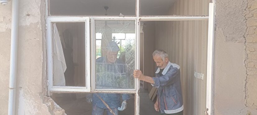 اردوی جهادی پیشکسوتان بسیج در مناطق آسیب دیده جنگ رمضان در محله افسریه + تصاویر