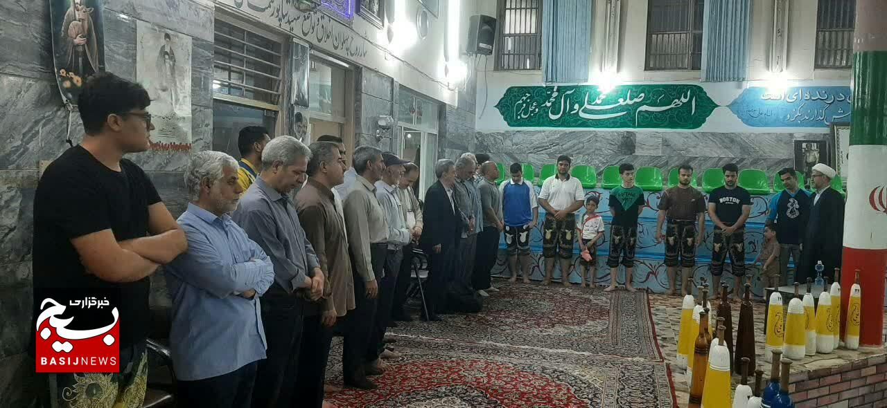 تجدید بیعت ورزشکاران باستانی‌کار لرستان با آرمان‌های شهید مهدی چنگایی