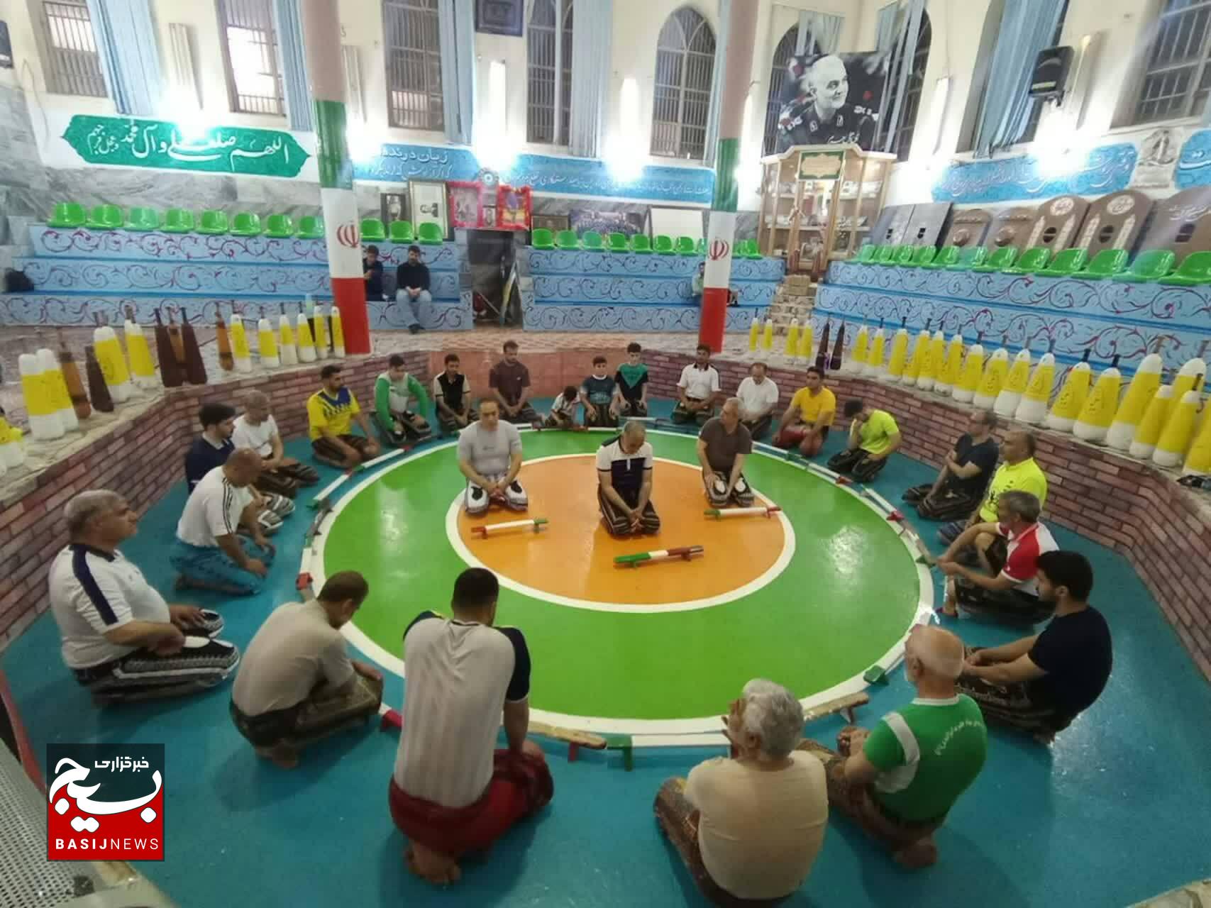تجدید بیعت ورزشکاران باستانی‌کار لرستان با آرمان‌های شهید مهدی چنگایی