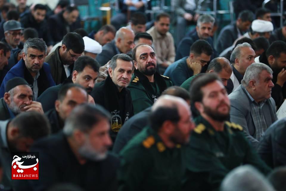 مراسم چهلمین روز شهادت سرلشکر پاسدار حاج غلامرضا سلیمانی