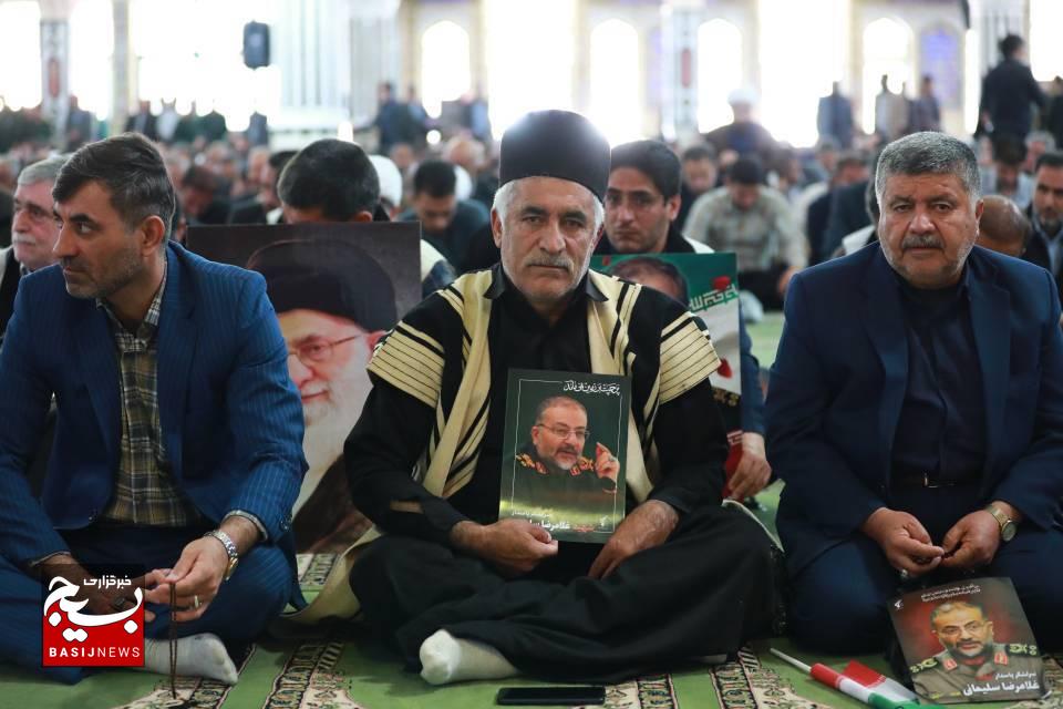 مراسم چهلمین روز شهادت سرلشکر پاسدار حاج غلامرضا سلیمانی