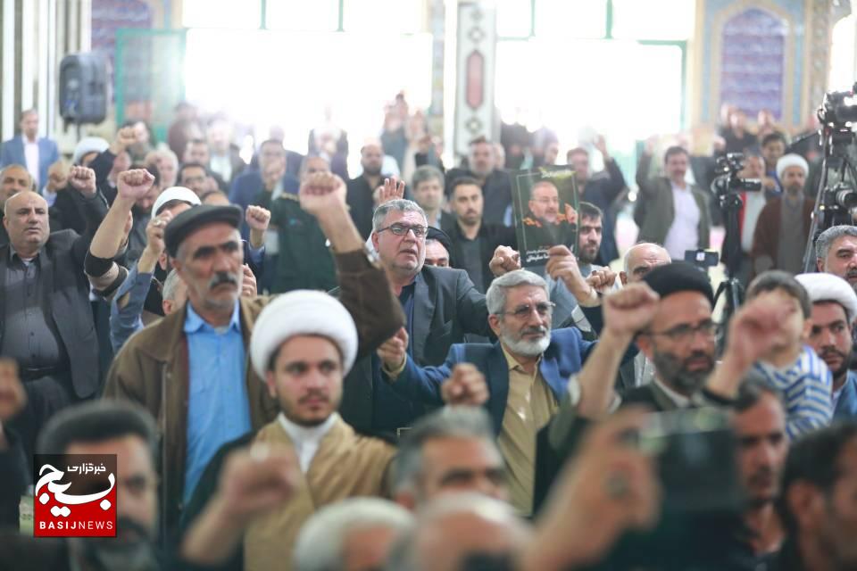 مراسم چهلمین روز شهادت سرلشکر پاسدار حاج غلامرضا سلیمانی