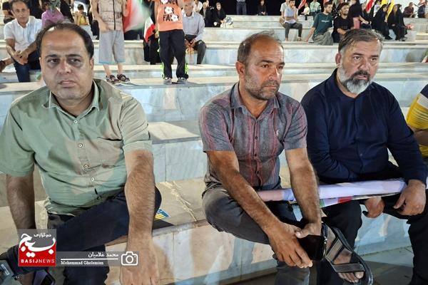 مراسم عمامه‌گذاری طلّاب در اجتماع شبانه کنگان برگزار شد