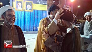 مراسم عمامه‌گذاری طلّاب در اجتماع شبانه کنگان برگزار شد