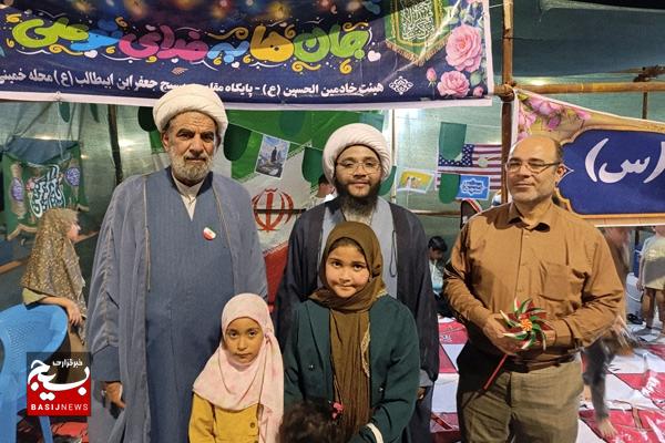 جشن بزرگ «مهمونی کیلومتری غدیر» در کنگان برگزار شد