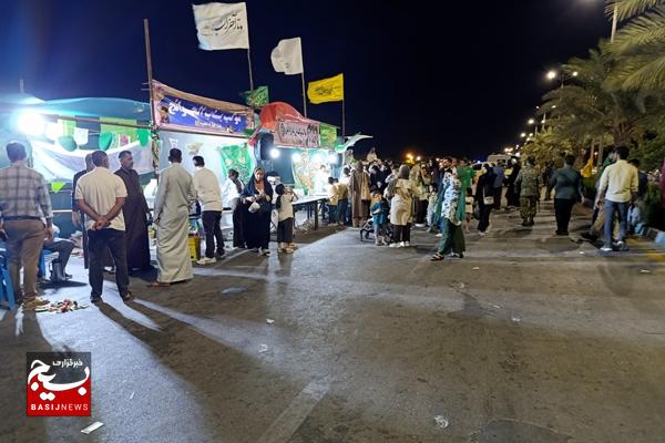 جشن بزرگ «مهمونی کیلومتری غدیر» در کنگان برگزار شد