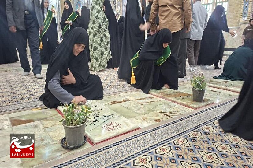 تجدید میثاق با شهدای سرخه در آستانه سوم خرداد