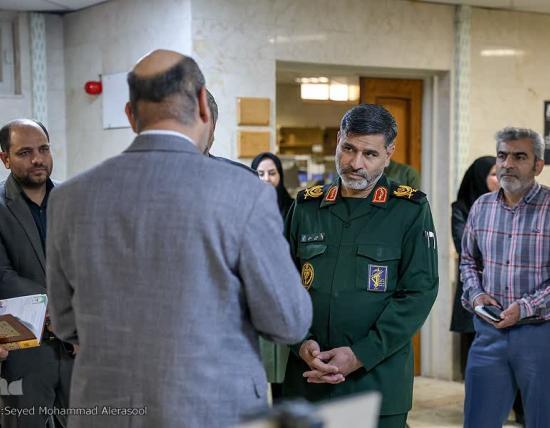 به روایت تصویر؛ بازدید جانشین فرماندهی سپاه امام رضا(ع) از جهاددانشگاهی خراسان رضوی