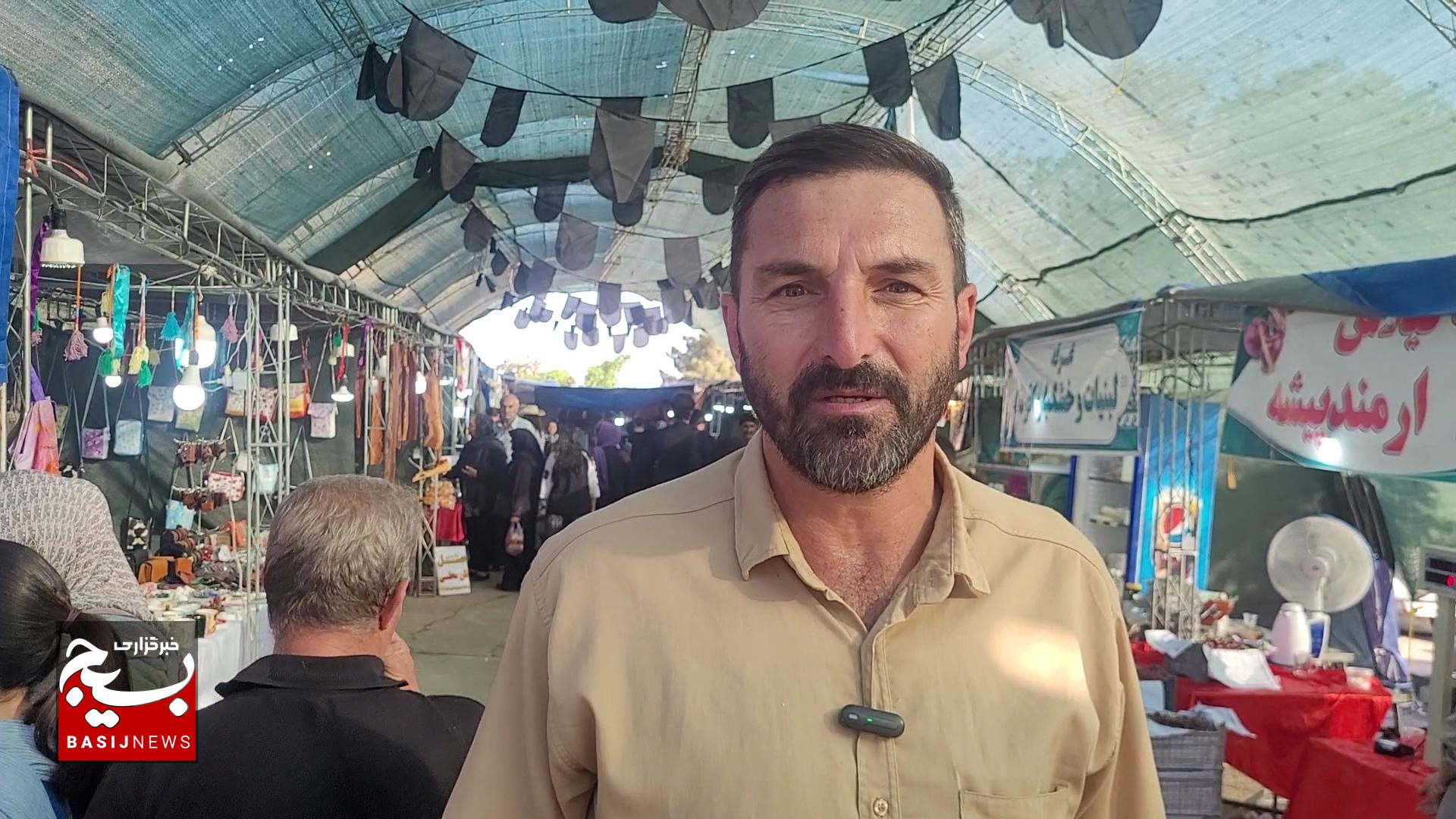 ششمین بازارچه بومی و محلی گیلاس فشند؛ حمایت مستقیم از باغداران و رونق اقتصاد روستایی + تصاویر