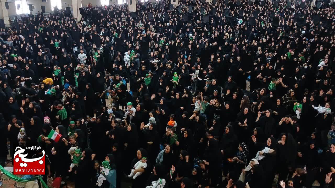 برگزاری مراسم شیرخوارگان حسینی در مصلی شهر خمین