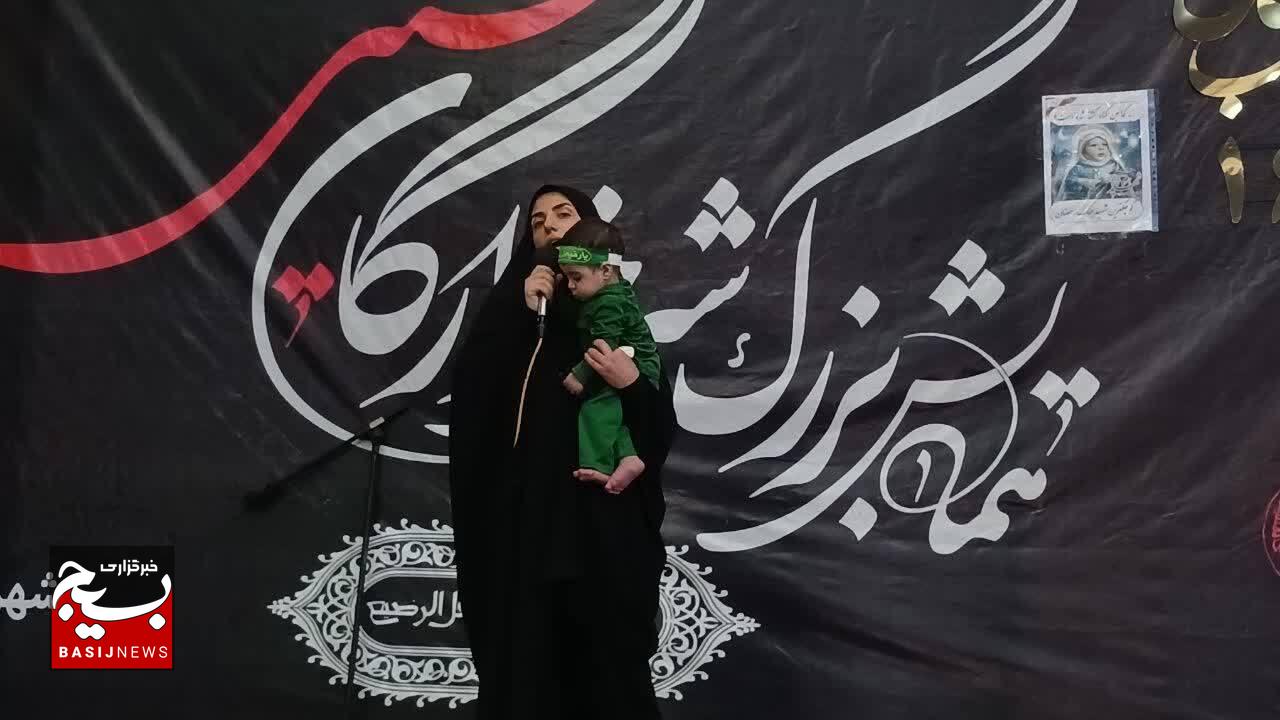 برگزاری مراسم شیرخوارگان حسینی در مصلی شهر خمین