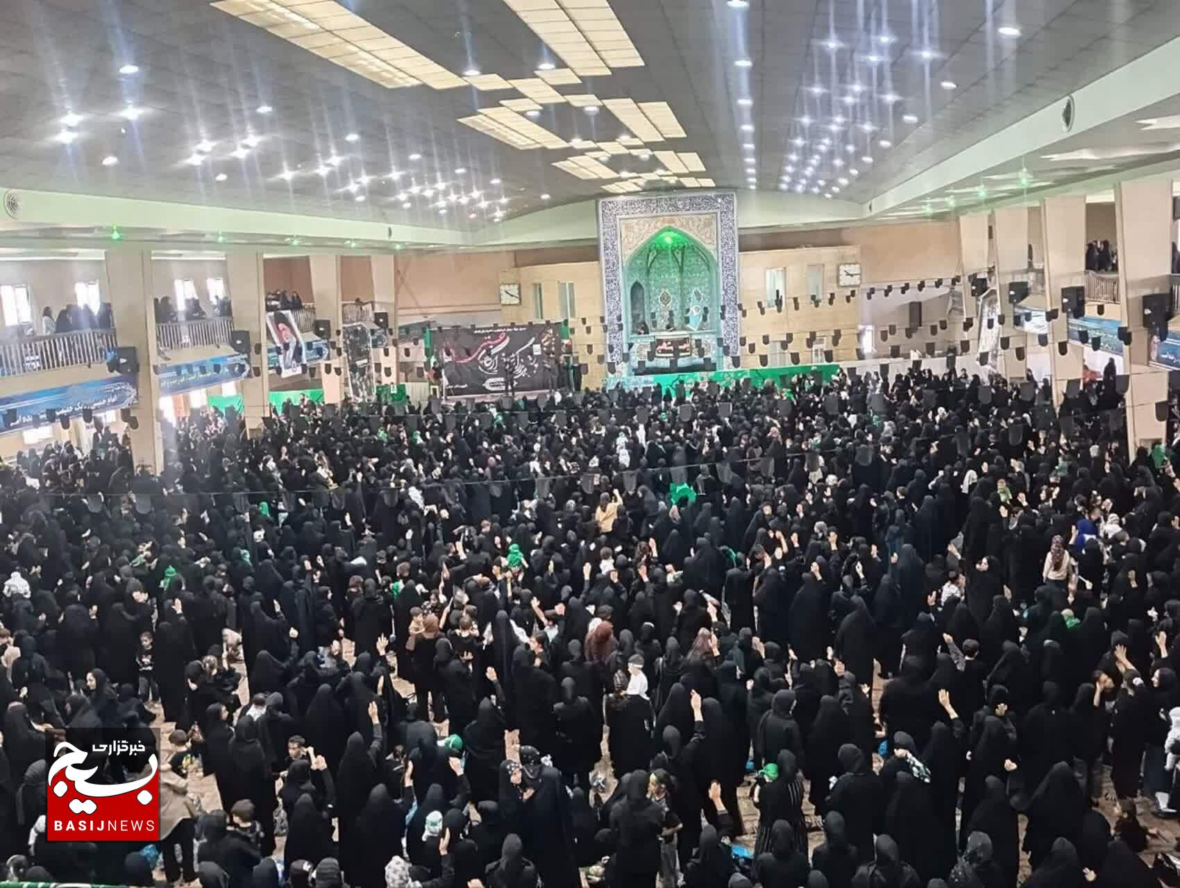 برگزاری مراسم شیرخوارگان حسینی در مصلی شهر خمین