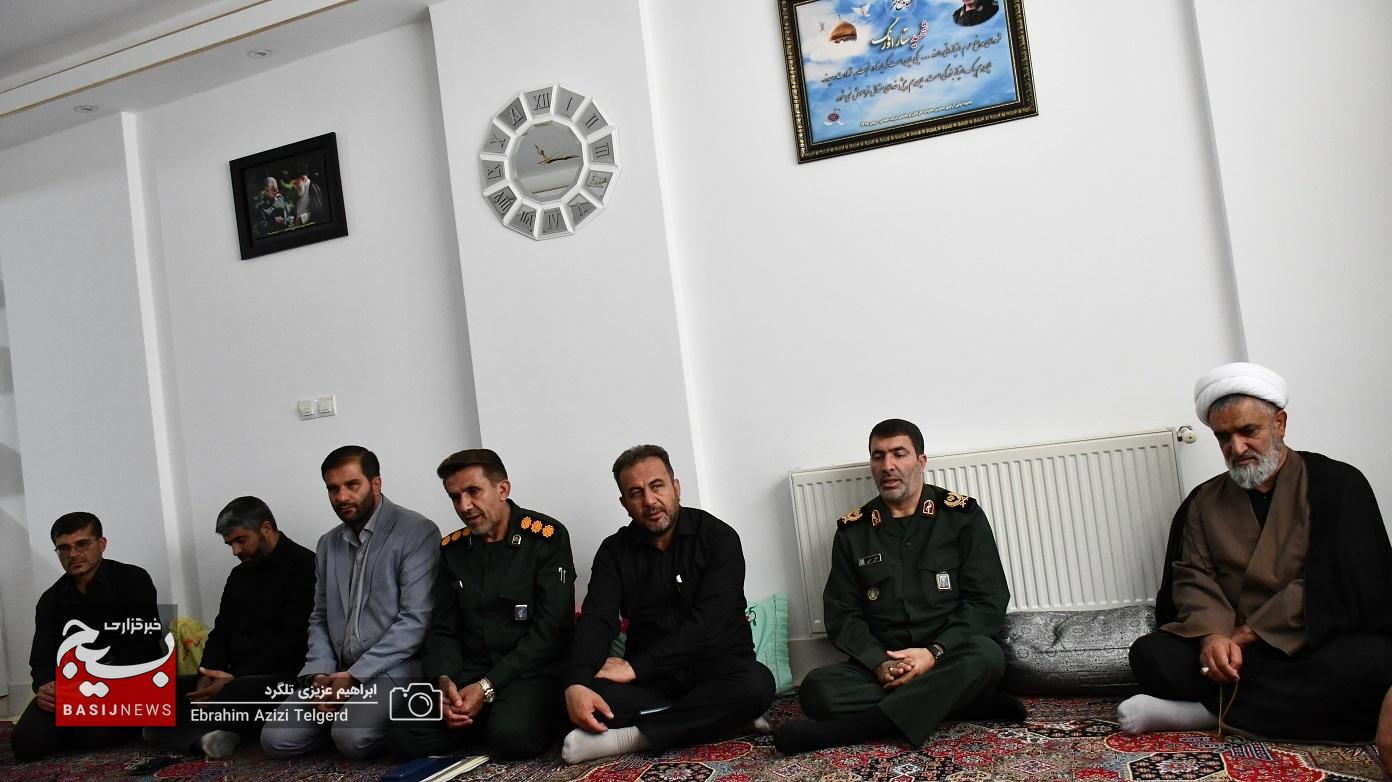 دیدار مسئولان سپاه فتح با خانواده شهدای جنگ رمضان
