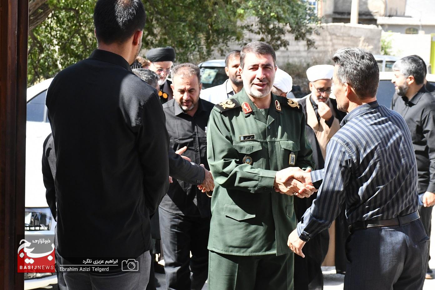 دیدار مسئولان سپاه فتح با خانواده شهدای جنگ رمضان