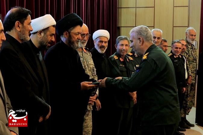 آیین تکریم و معارفه فرمانده تیپ ۳۷ سپاه حضرت عباس(ع) استان اردبیل برگزار شد