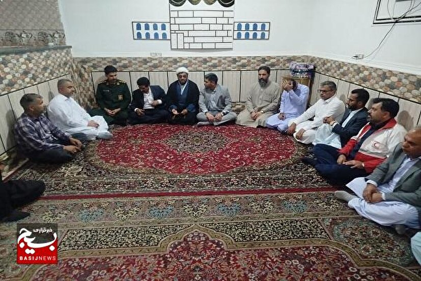 دیدار با خانواده شهید سلامت، قادر بخش ریگی