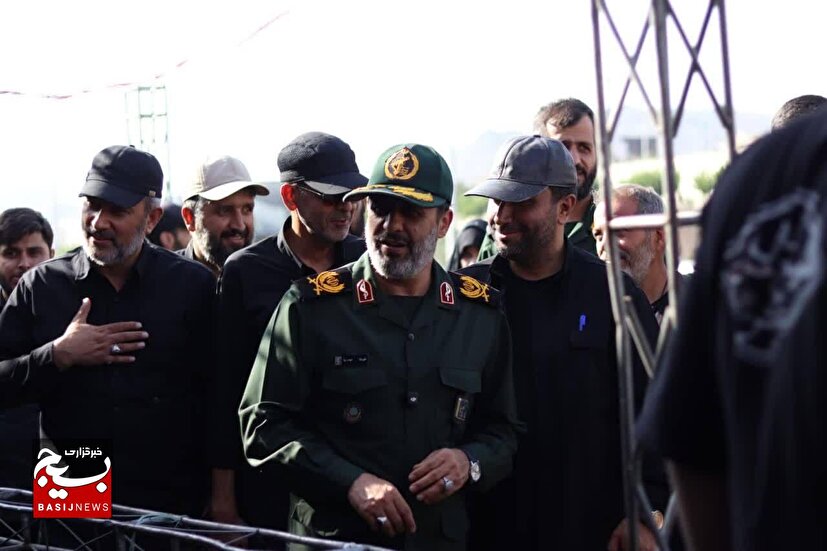 بازدید میدانی فرمانده سپاه استان البرز، از مواکب شهرستان فردیس
