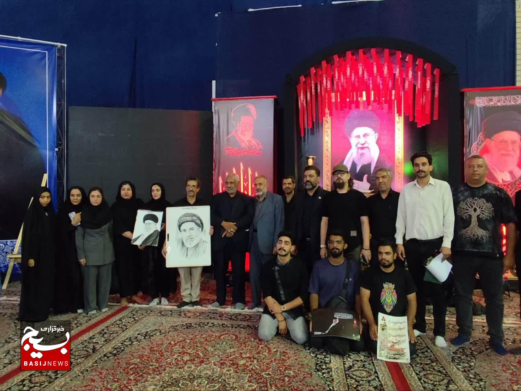 تجدید عهد ورزشکاران، هنرمندان و جوانان کرمان با آرمان‌های امام شهید