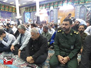همزمان با آیین تشییع رهبر شهید ایران؛ محفل باشکوه انس با قرآن در خارگ برگزار شد