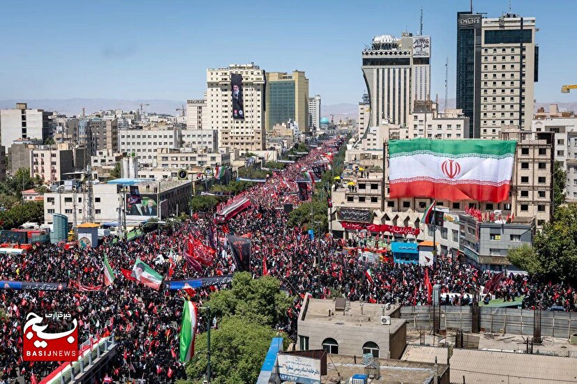 توضیح سپاه امام رضا(ع) درباره علت تغییر مسیر تشییع رهبر شهید در مشهد