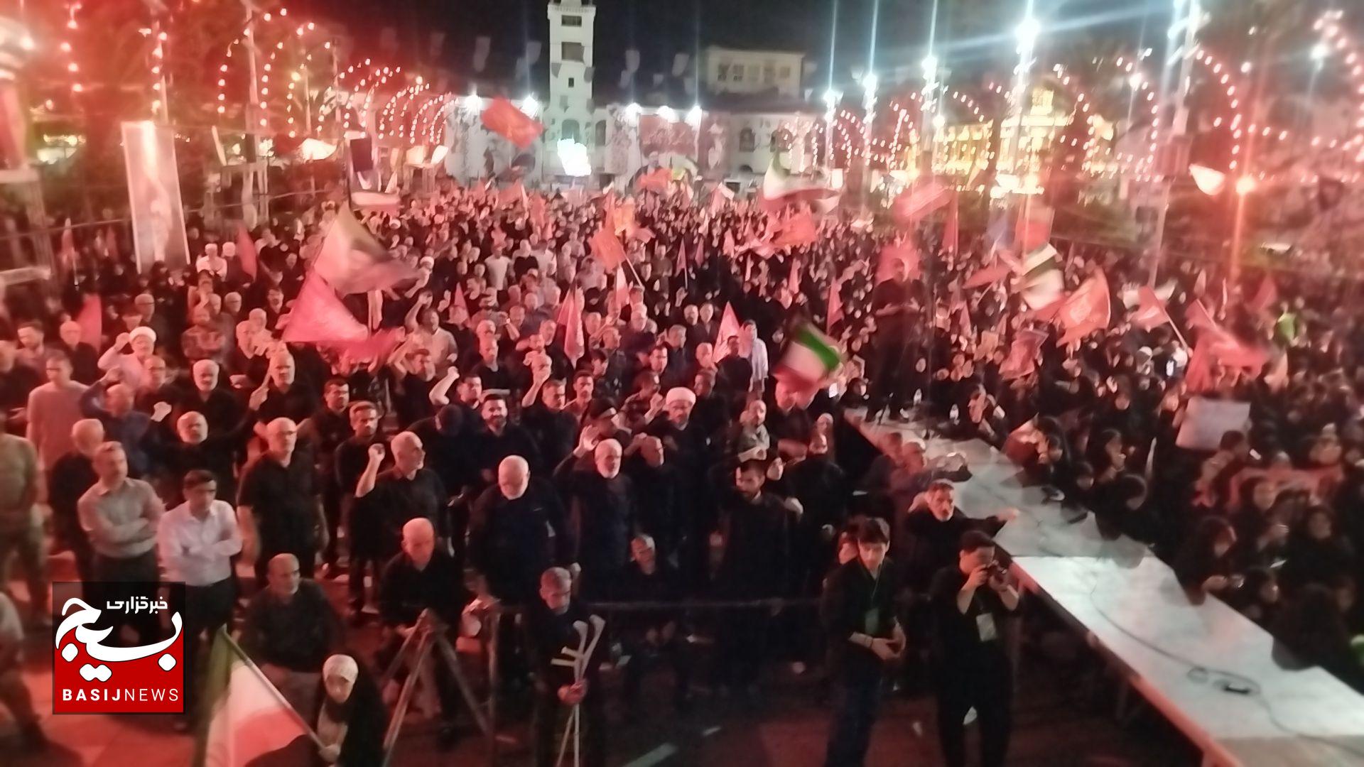 برگزاری محفل انس با قرآن کریم در تجمع شبانه رشت