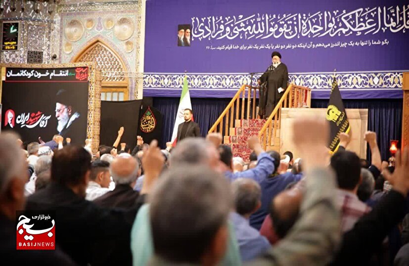 خونخواهی رهبر شهید با مقاومت مردم و مسئولان تداوم می‌یابد