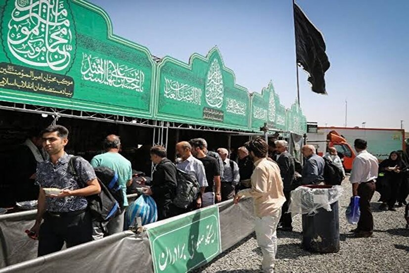 میدان بزرگ اربعین در مهران برای استقرار موکب‌ها آماده می‌شود