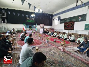 برگزاری محفل معنوی انس با قرآن در شهرستان آوج به یاد «رهبر شهید»