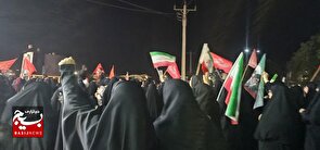 اراده پولادین بانوان گتوند در شب‌های انقلابی؛ عزاداری و فریاد «مرگ بر آمریکا»