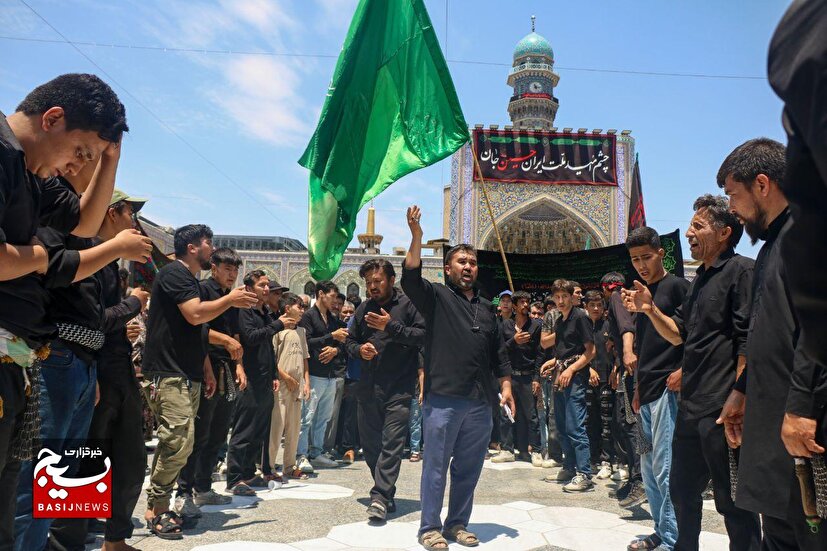 مشهدالرضا غرق در ماتم سیدالشهدا(ع)