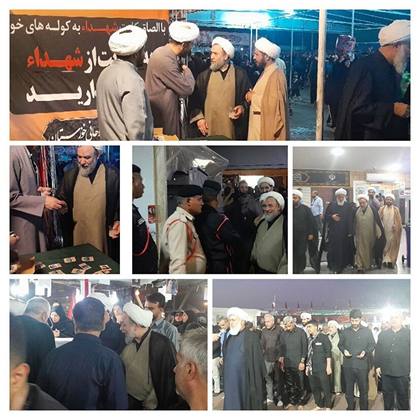 بازدید مسئول سازمان بسیج اساتید، طلاب و روحانیون کشور از مواکب اربعین در خوزستان بازدید مسئول سازمان بسیج اساتید، طلاب و روحانیون کشور از مواکب اربعین در خوزستان