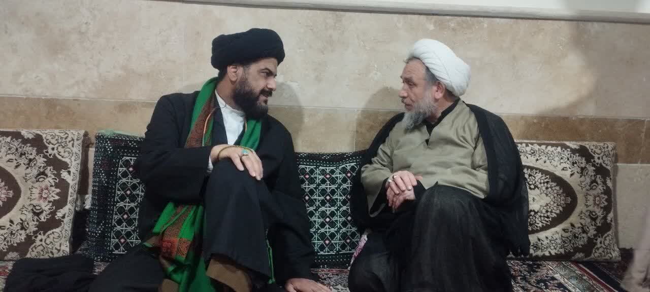 بازدید مسئول سازمان بسیج اساتید، طلاب و روحانیون کشور از پایانه مرزی مهران