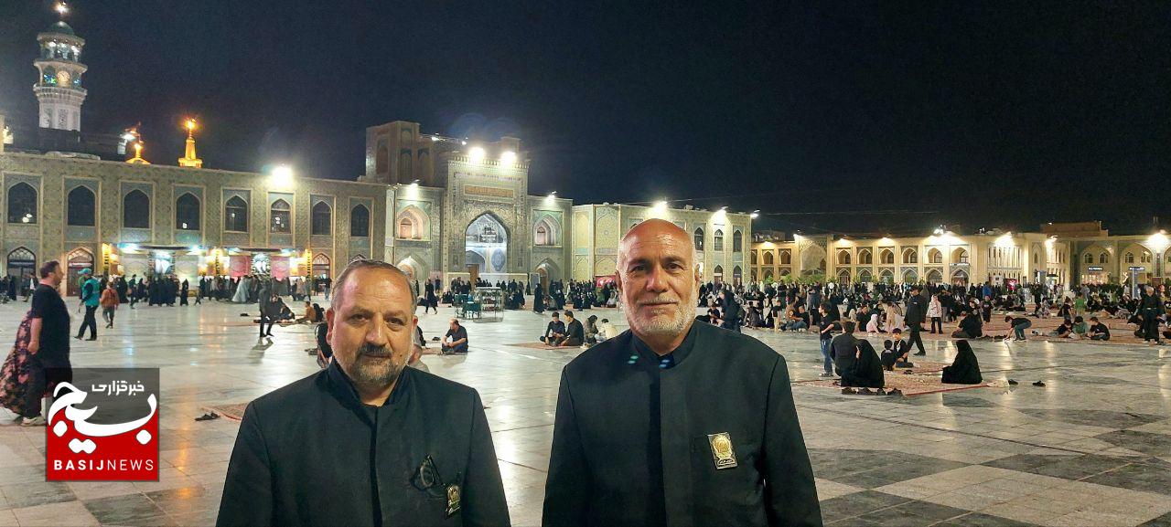 روایت اشک زائران و خدمت خادمان بارگاه مطهر رضوی در دهه پایانی صفر