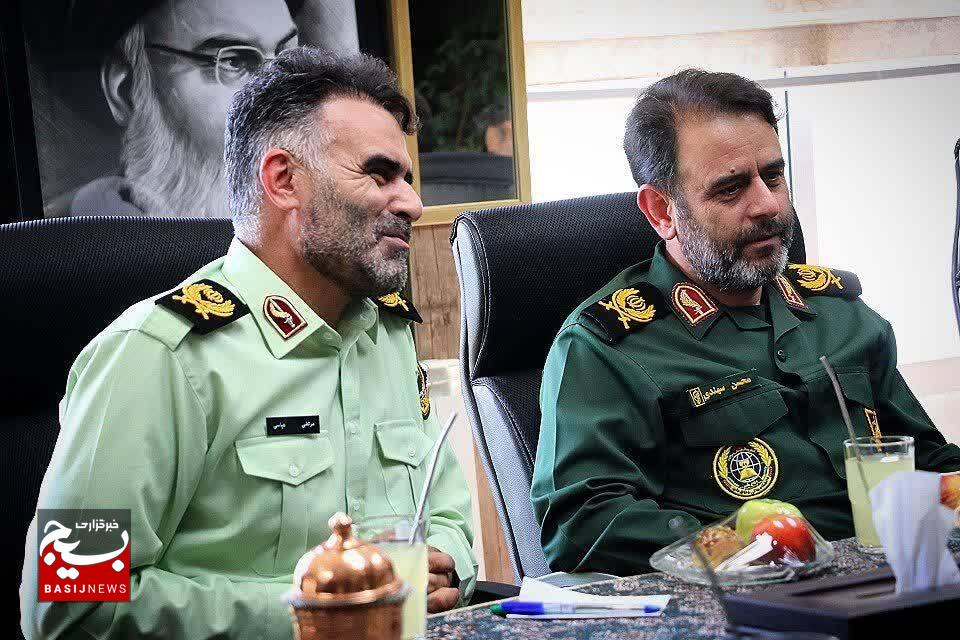 دیدار فرمانده سپاه استان با دیدار فرمانده سپاه استان با
